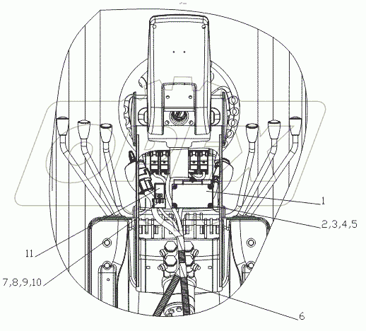  Рулевая колонка в сборе