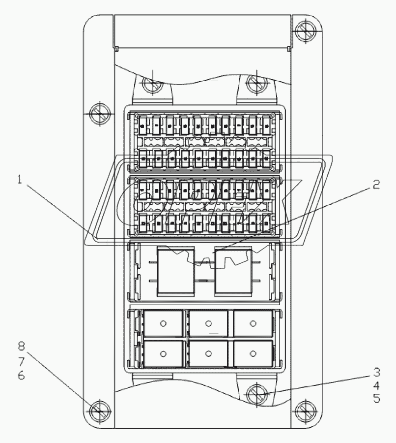 Блок реле и предохранителей