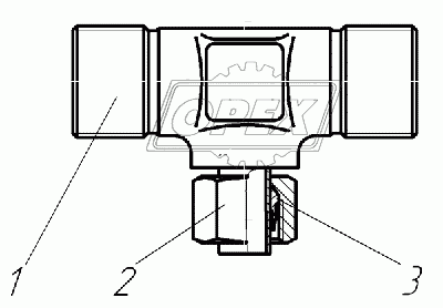 Тройник 780.14.06.00.000