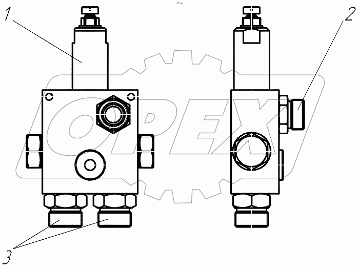  Клапан промывочный