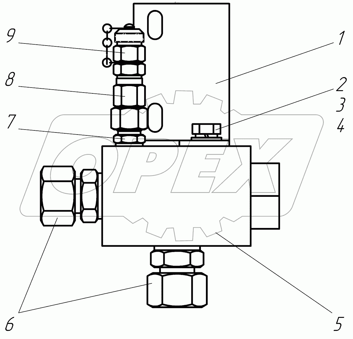  Клапан предохранительный