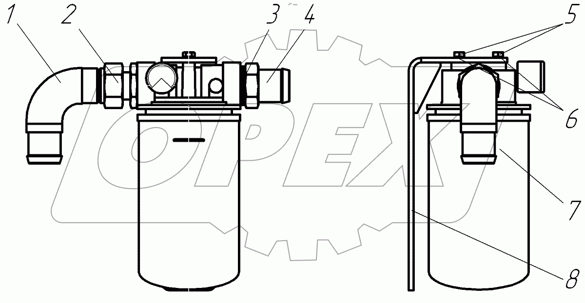  Фильтр всасывающий