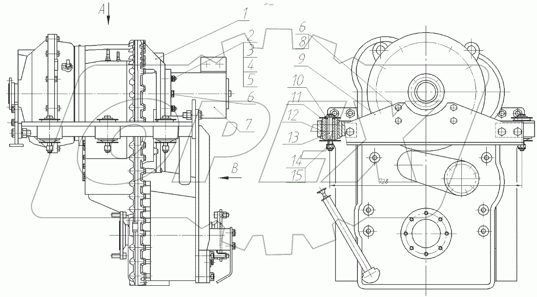  Установка коробки передач
