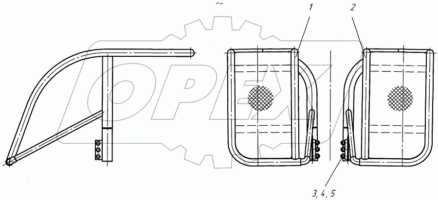  Установка крыльев передних