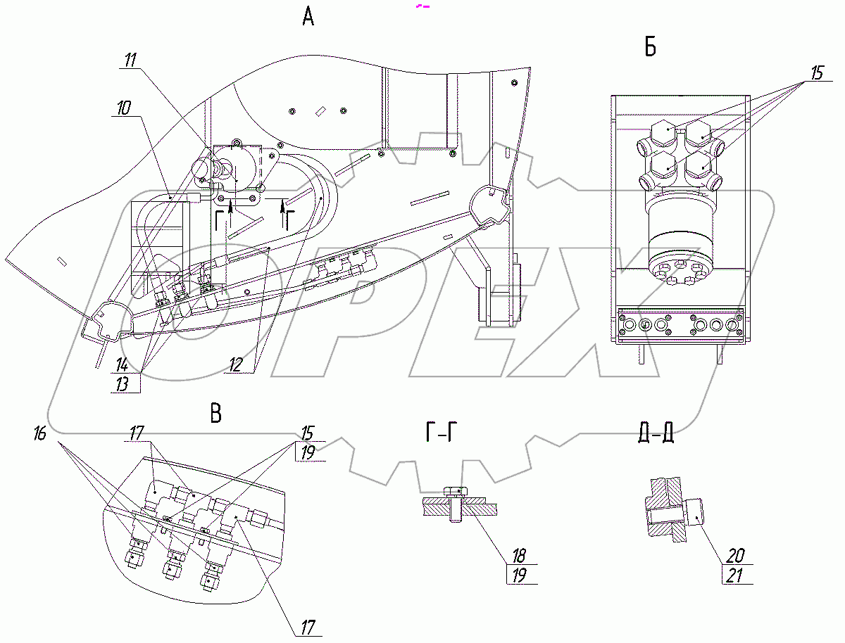  Гидросистема кабины