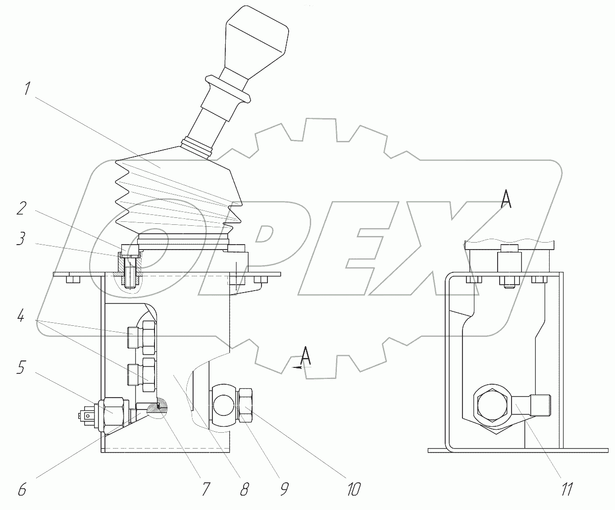  Клапан стояночного тормоза