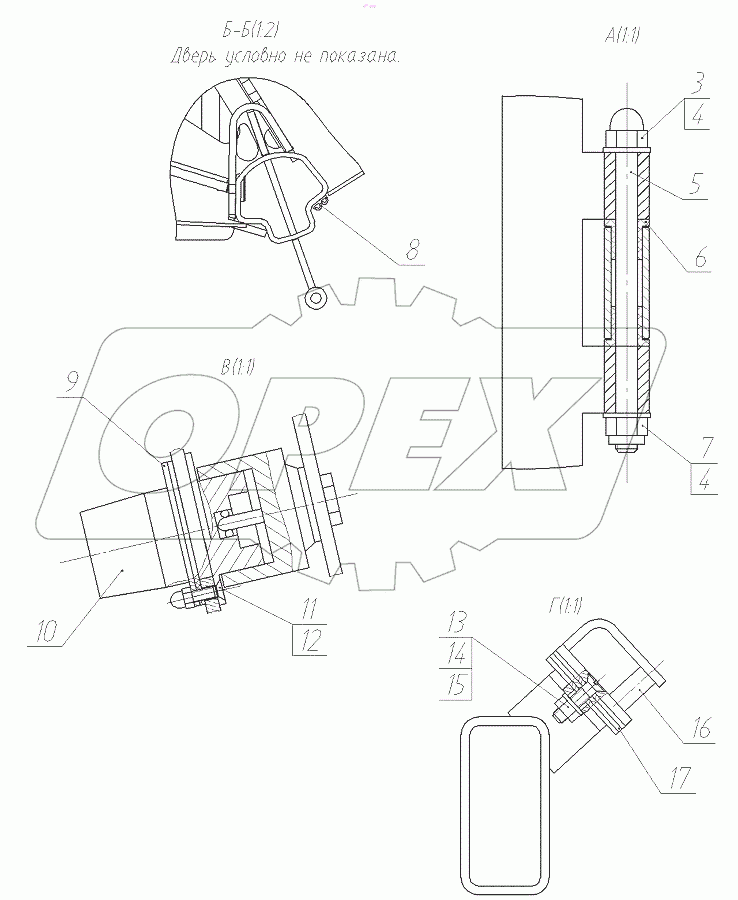  Установка дверей