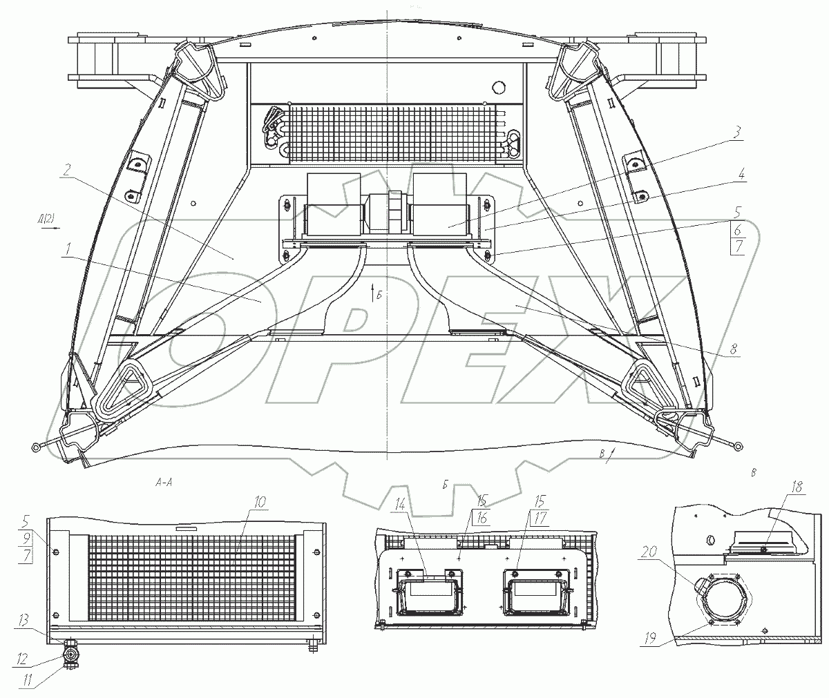  Установка воздушных каналов и теплообменника