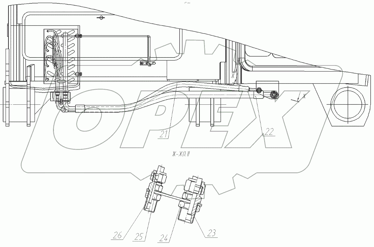  Установка воздушных каналов и теплообменника