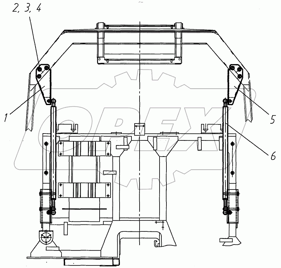  Установка пружин газовых