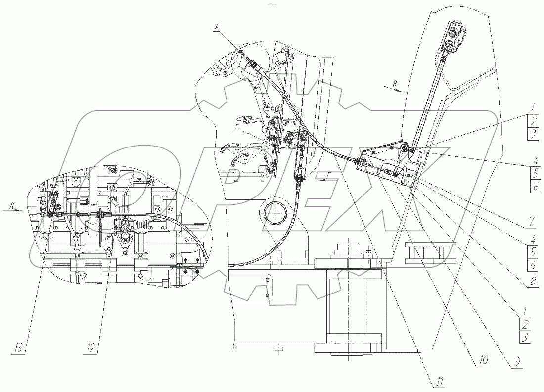  Тяги управления