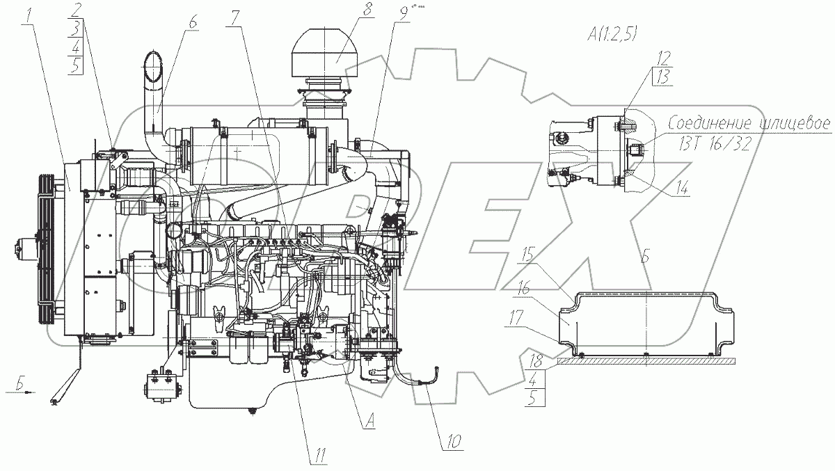  Установка силовая