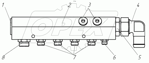  Коллектор сливной