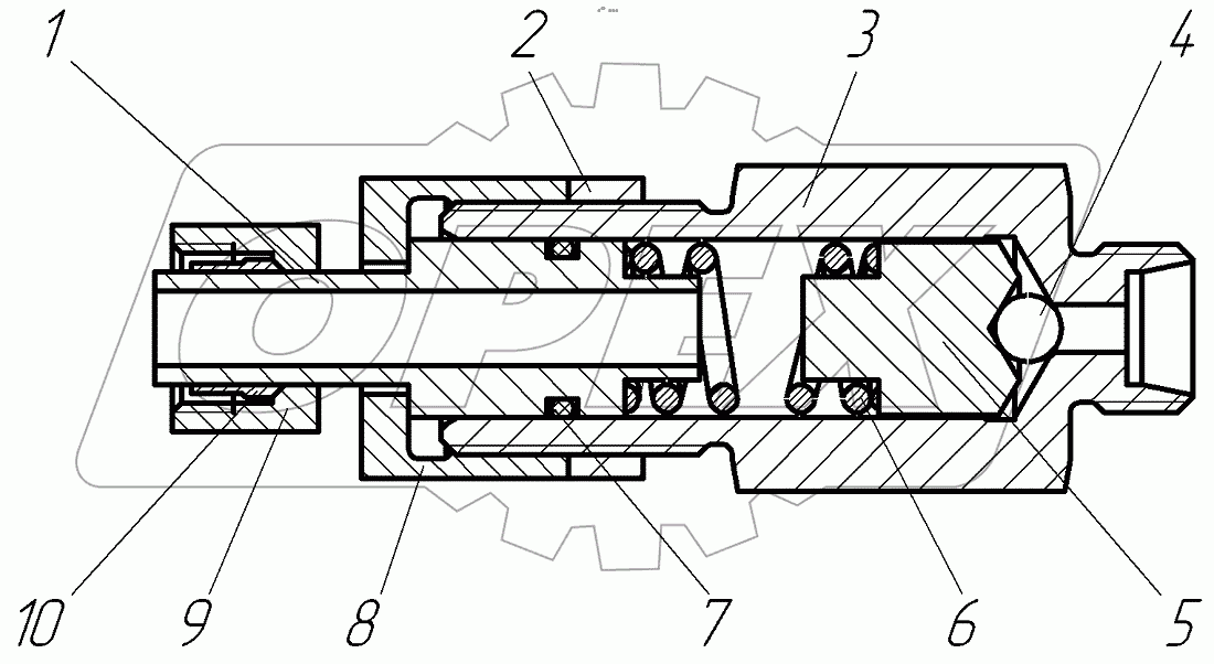  Клапан предохранительный