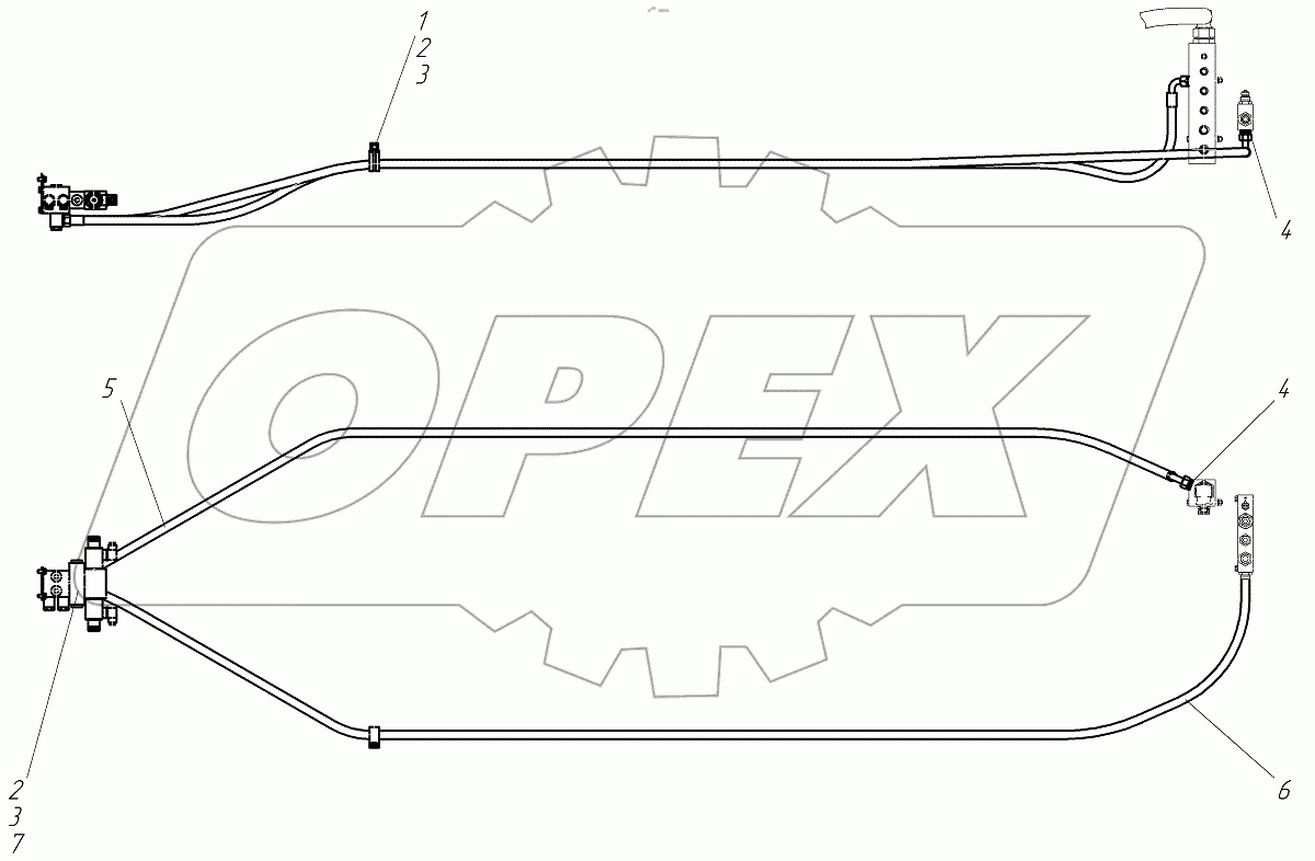  Гидросистема рыхлителя