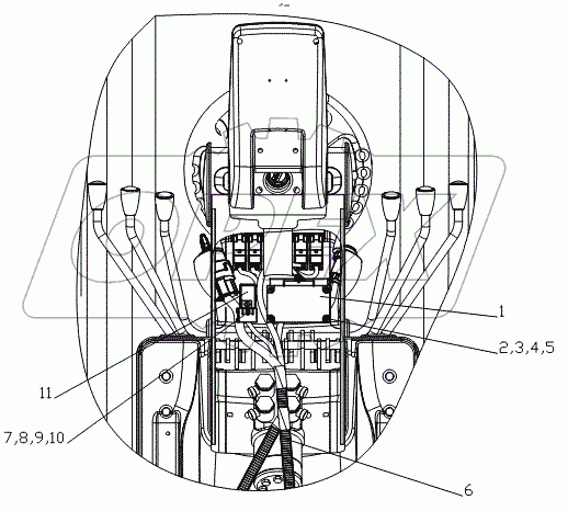  Рулевая колонка в сборе