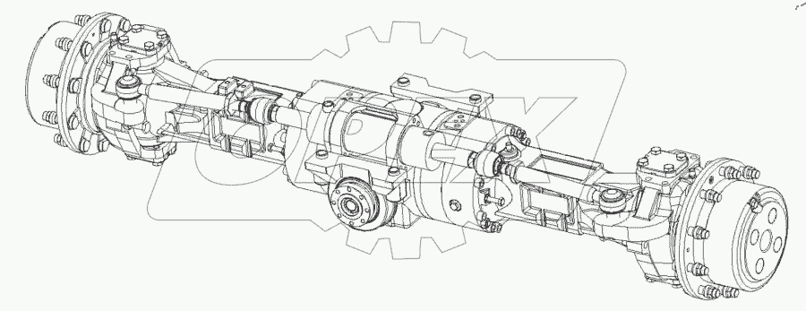  Ведущий мост в сборе