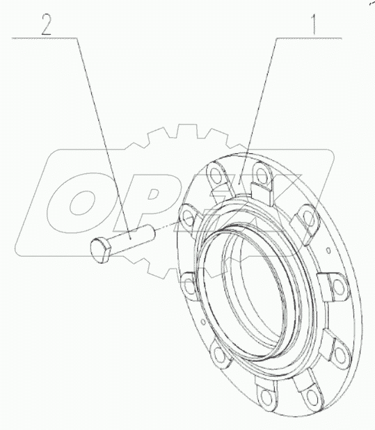  Ступица в сборе