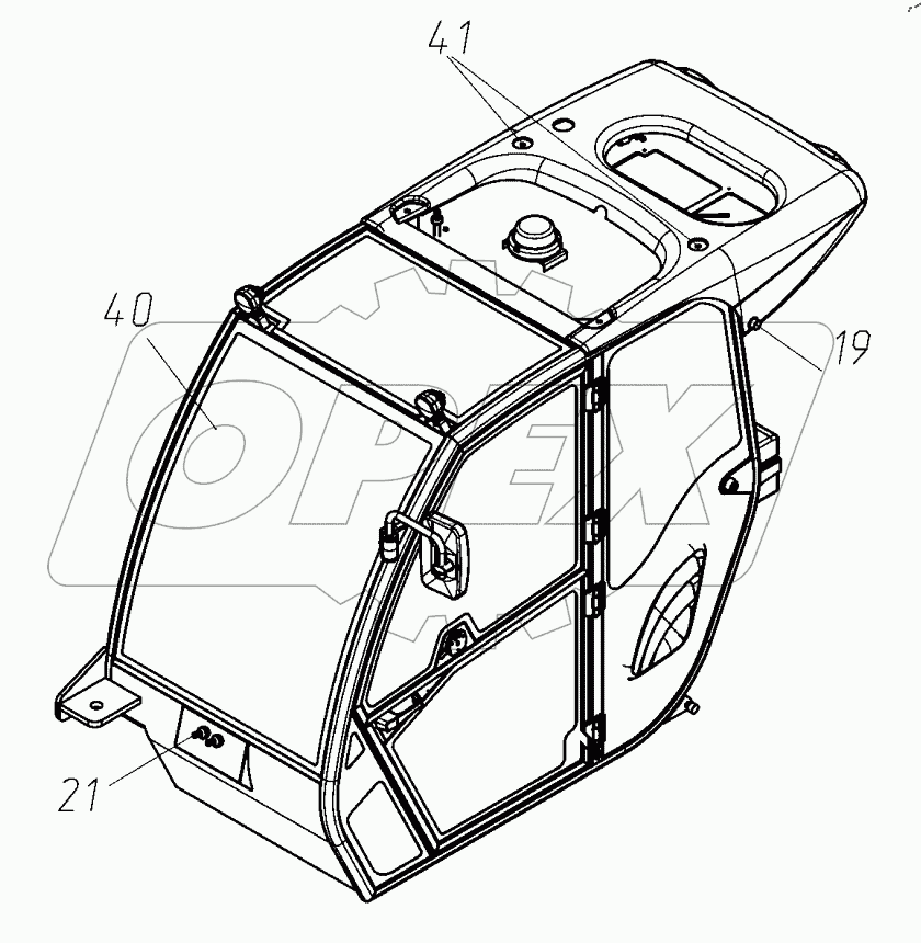  Кабина в сборе