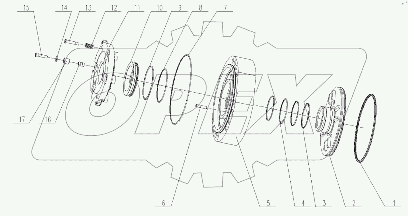  Тормоз в сборе