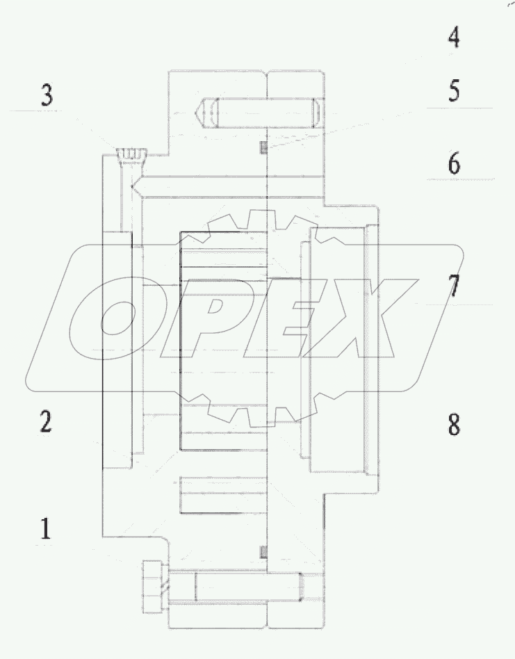  Нагнетающий маслонасос в сборе