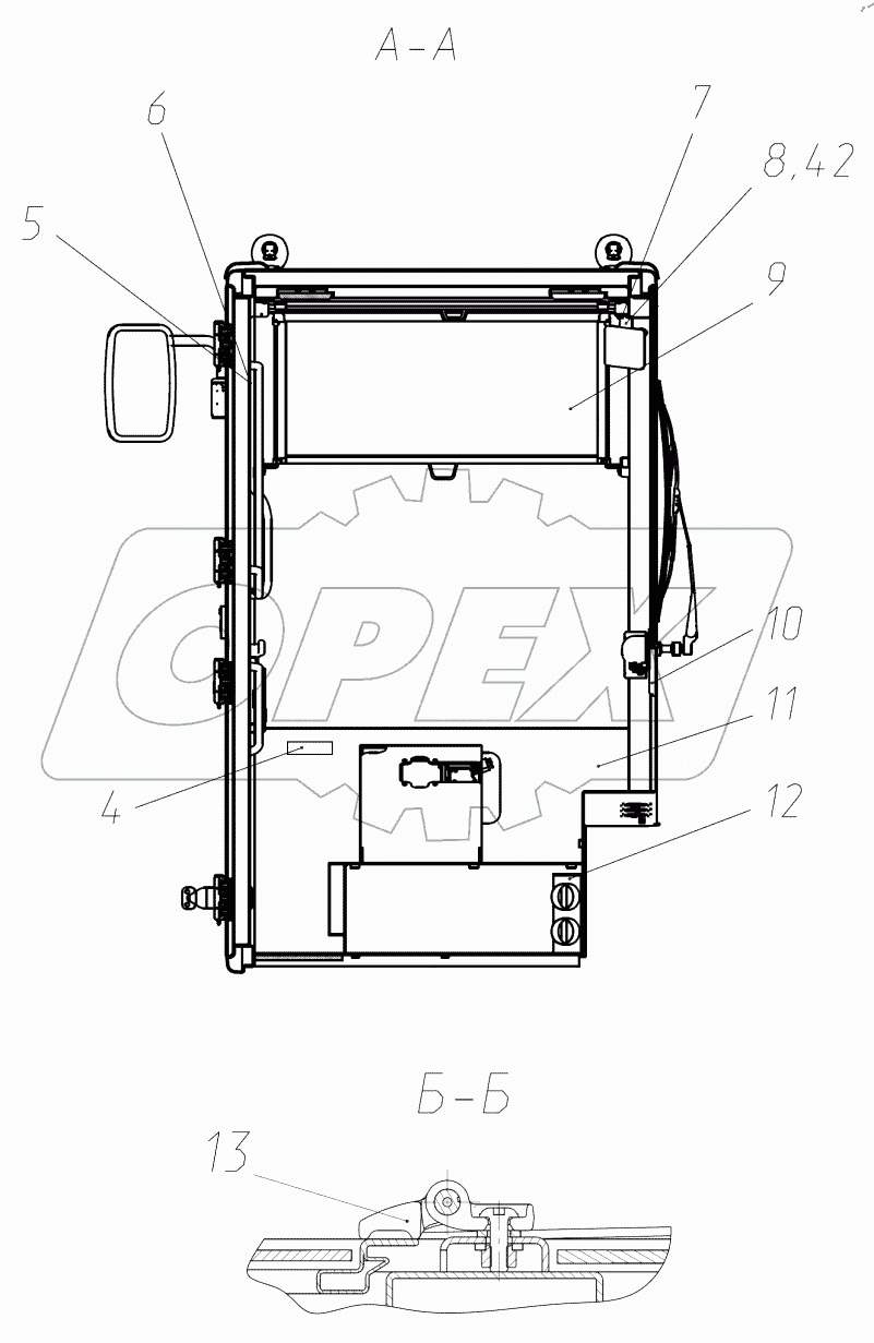  Кабина в сборе