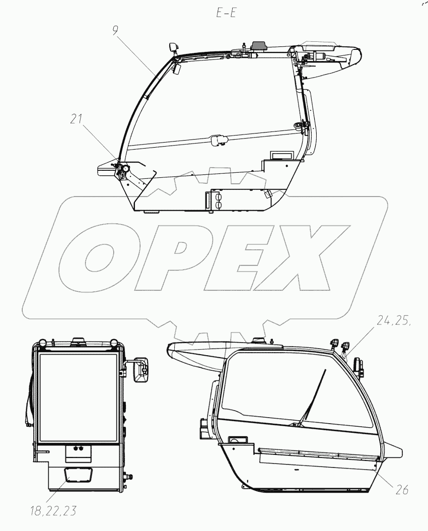  Кабина в сборе