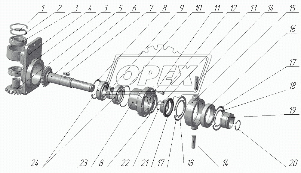 Передача коническая 2