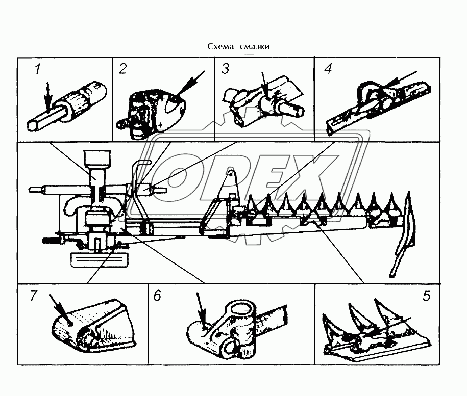Схема смазки