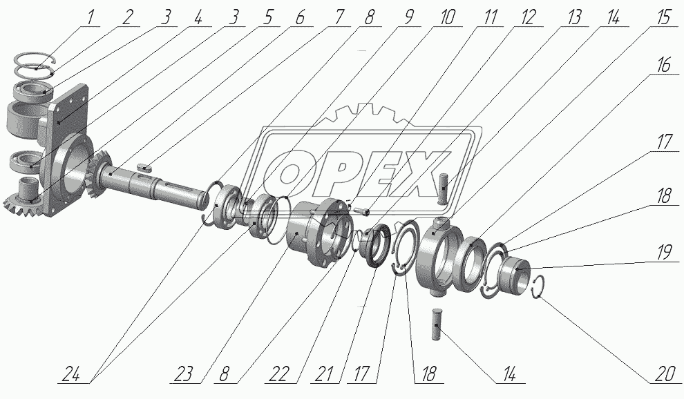 Передача коническая 2