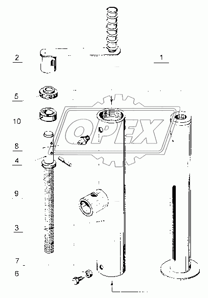 Опора регулируемая