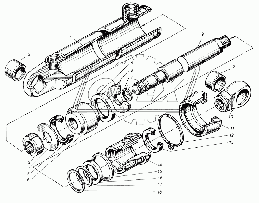 Гидроцилиндры 50x28-160.105.208