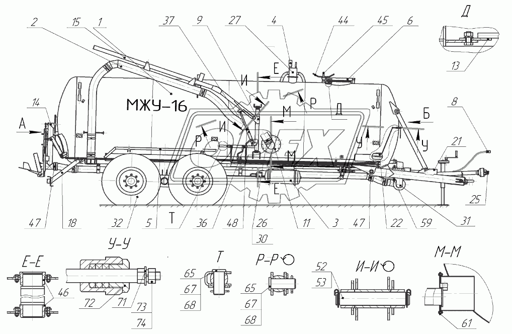 Машина МЖУ-16 1