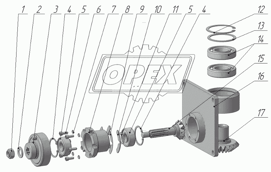 Передача коническая 1