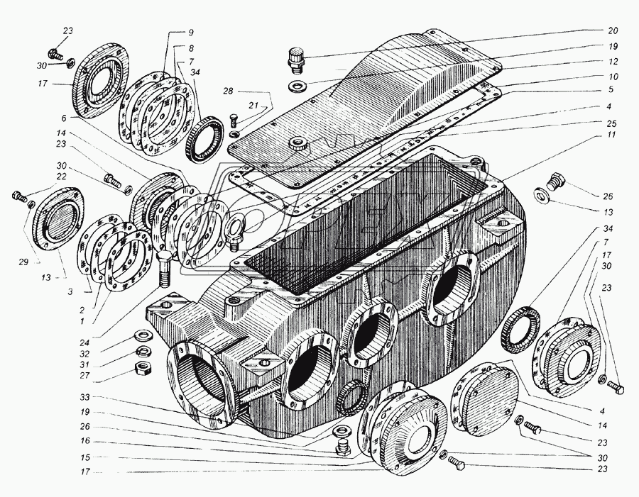 Корпус редуктора