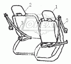 Сиденья, ремни безопасности