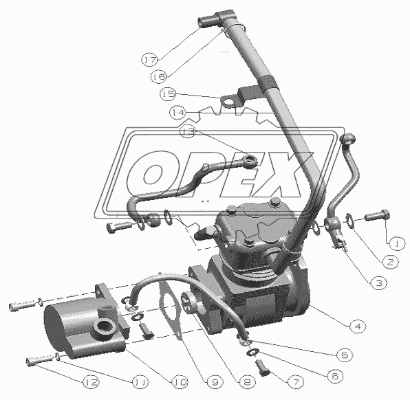 Air compressor assembly