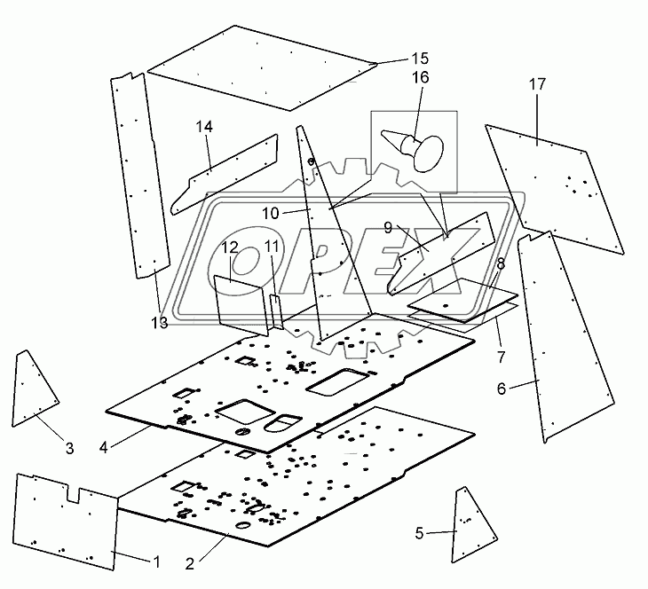 Кабина (75306-5000012-40). Установка декоративных панелей