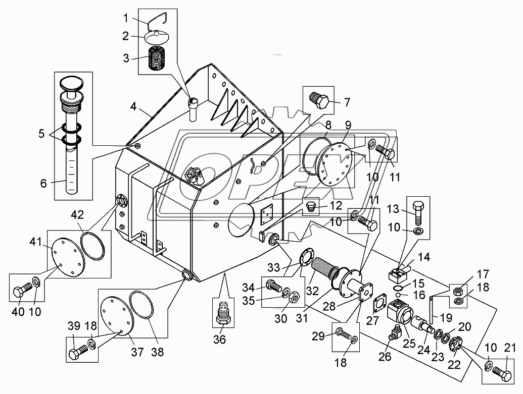 Бак топливный (75131-1101010-20)