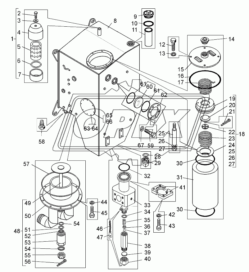 Бак масляный (75131-8608008-20)