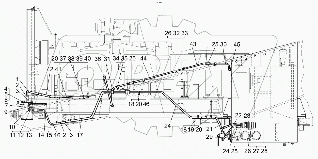  Топливные трубопроводы (75131-1100006-10);Fuel pipelines