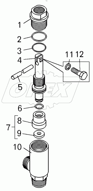 Кран запорный (75211-1032800-10);Stopcock