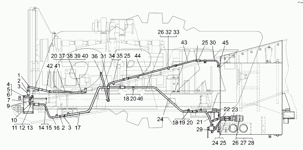  Топливные трубопроводы (75131-1100006-10);Fuel pipelines