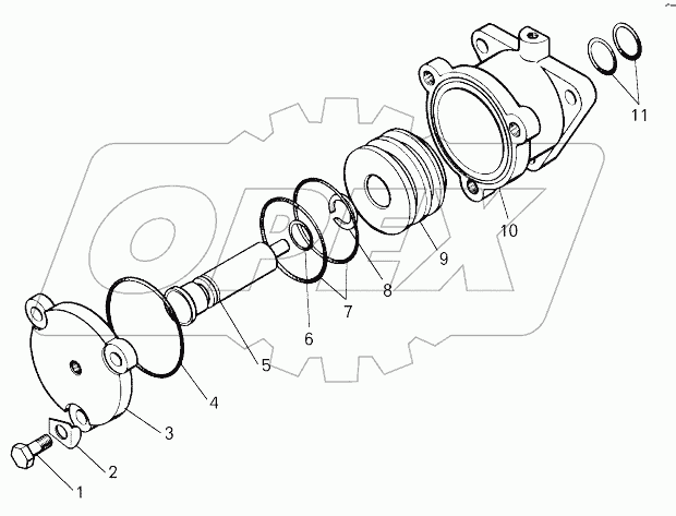  Пневмопереключатель (549Б-1310300);Pneumatic switch