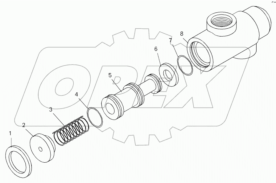  Клапан пусковой (7549-1032180);Starting valve