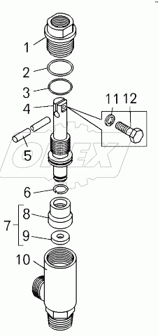  Кран запорный (75211-1032800-10);Stopcock