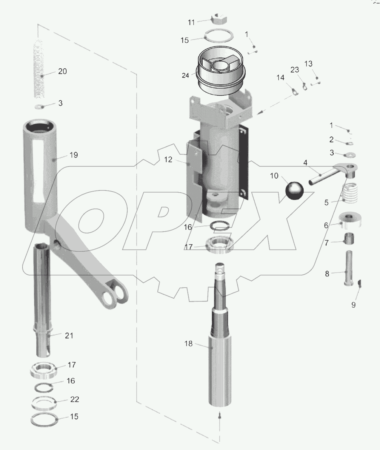 Колонка рулевого управления (75474-3444010);Steering column