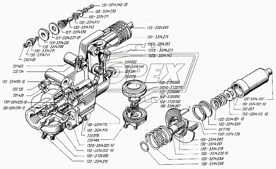 Кран тормозной 1