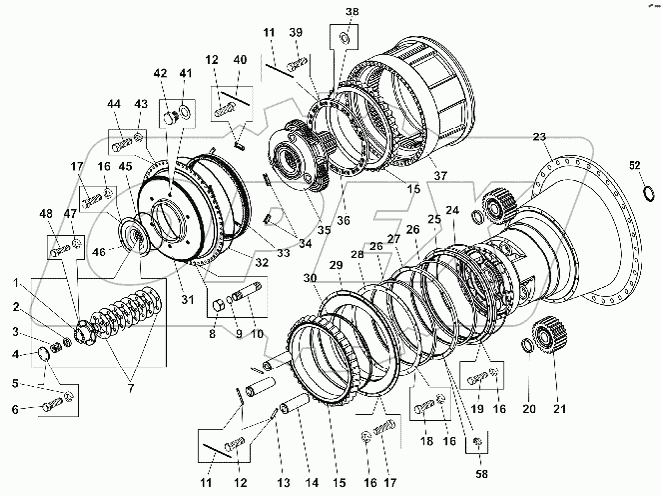 Редуктор мотор-колеса