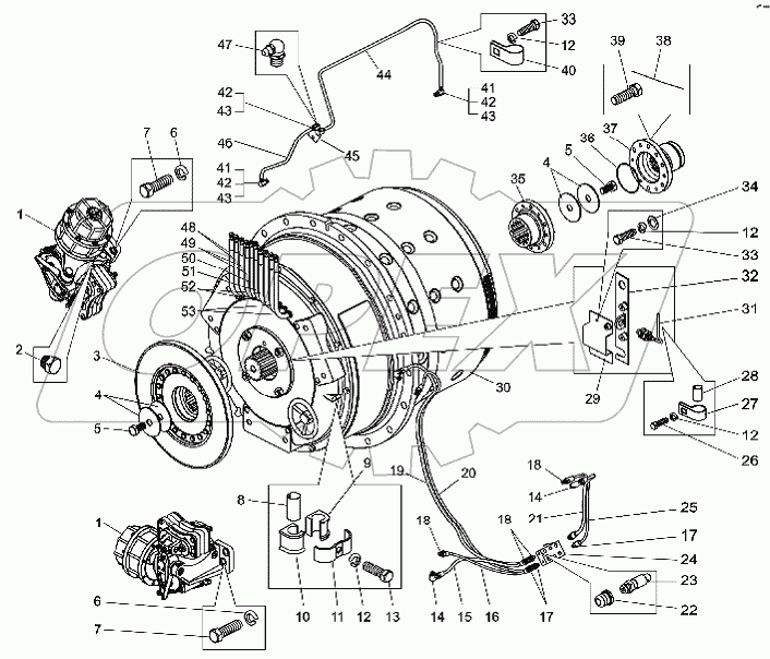 Электродвигатель тяговый
